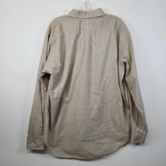 Ralph Lauren Shirt Mens Large Long Sleeve White Purple Plaid Preppy Button Down - Picture 6 of 8